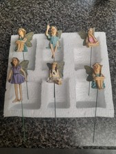 6Pcs Resin Flower Fairy Set on