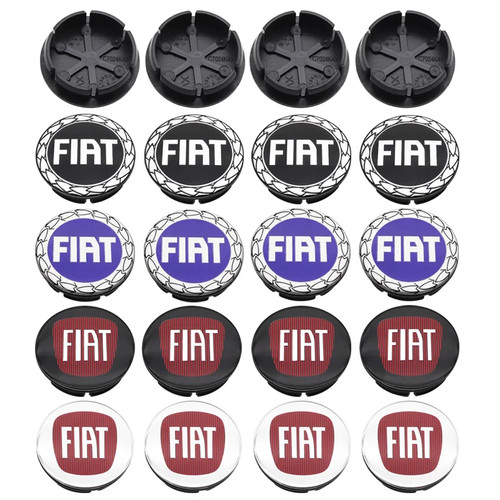 4pcs 50mm car - emblem, wheel