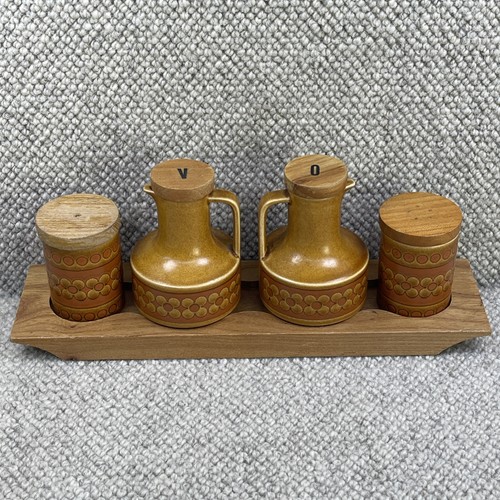 Hornsea saffron cruet set 1978 - saffron,