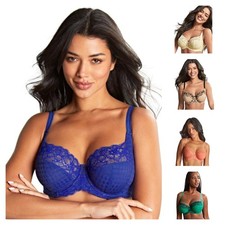 Panache Envy Bra Full Cup Underwired Lace Non Padded Womens Lingerie 7285