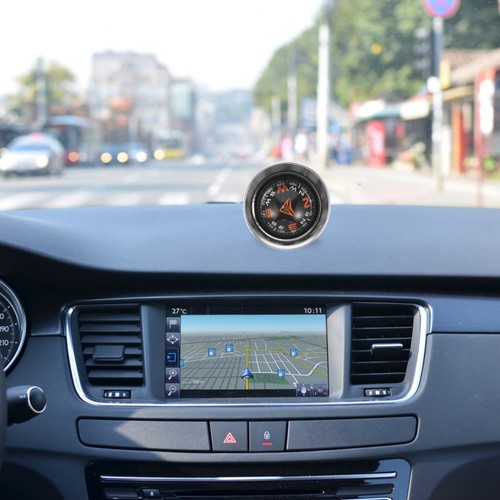 Small car dashboard - small, compass