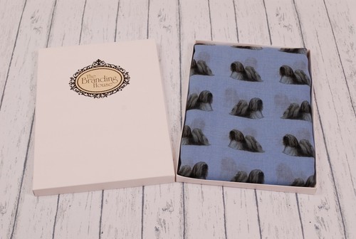 Lhasa apso dog print scarf - apso, for