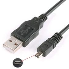 USB Data Sync Charging Cable for Fujifilm Finepix JV300 / JV305 / JV500 / JX600