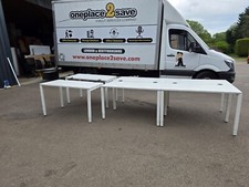 Used Office Desk. 120cm – Height Adjustable Office Desk, Rectangular Workstation