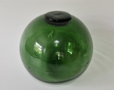 Vintage Hand Blown Green Glass