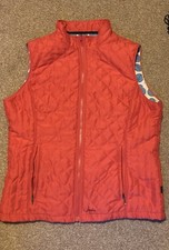 Ladies Red Quilted Gilet From