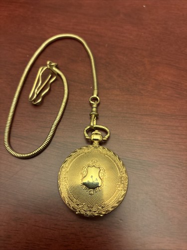 Skoda gold plated pocket watch - pocket,