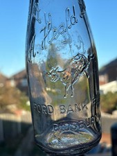 Old Advertising milk bottle