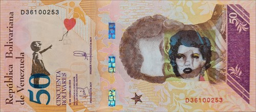 Banksy bolivares - *, 50