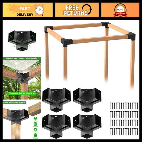 Heavy duty pergola brackets - heavy,