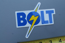 Lightning Bolt Surfboards Clear Blue Yellow Gerry Lopez Vintage Surfing STICKER