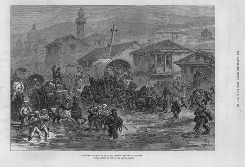 1877 antique print bulgaria - 1877,