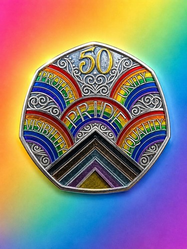Pride 50p coin 2022 unc - pride,