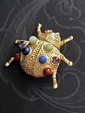  Vintage gold tone Cabouchon