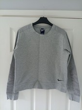 Nike Women's Grey Sweatshirt - Size Medium