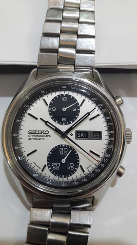 Seiko 6138 8020 panda - seiko,