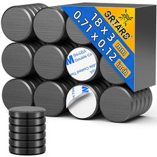 Grtard 20 Pack Ceramic Magnets for Crafts, Small round Disc Crafts Magnets with 