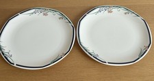 Royal Doulton - Juno - PAIR - 8  1/4" 21 cm Salad Plates Very Good Condition