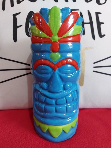 Hawaiian tiki totem statue - tiki,