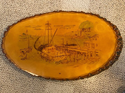 Vintage 1983 drawing wood - vintage,