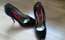 Bernie Dexter peep toe pin up heels shoes brand new Black and Red size eu 36 