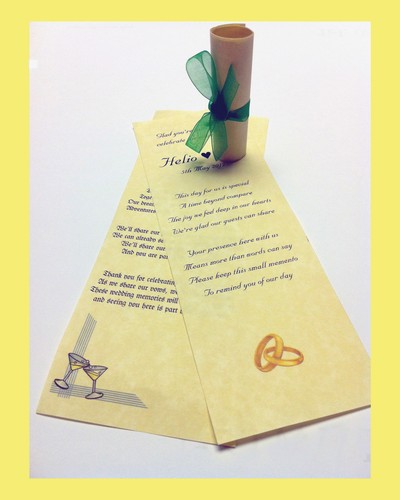 Personalised wedding favour - wedding,