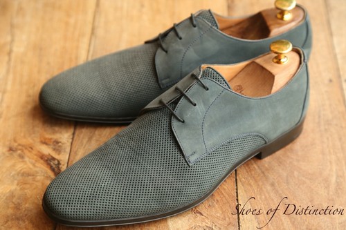 Stemar blue nubuck perforated - stemar,