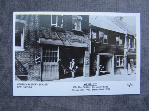 Repro postcard the old fire - of,