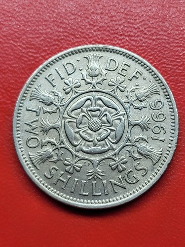 1966 two shillings queen - shillings,
