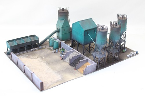 Cement worksdiorama with - worksdiorama,