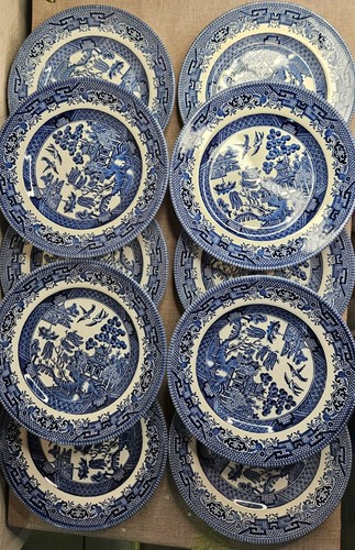 Churchill blue willow side - blue,