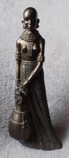 Vintage KENTON African Masai Tribal  Lady Heavyweight Figurine 