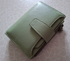 OLIVE GREEN LEATHER WOMENS
