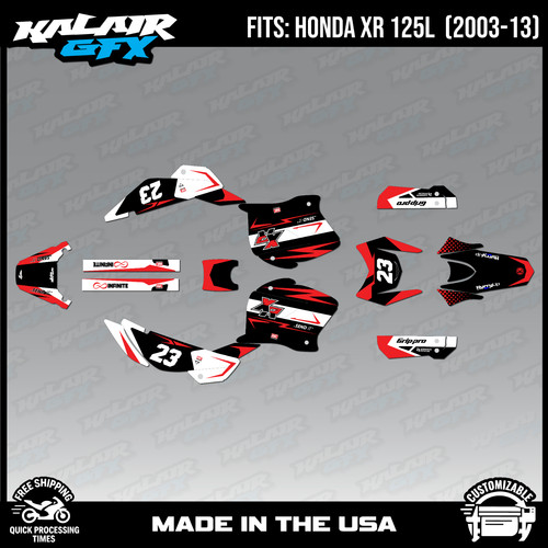 Graphics decal kit for honda - kit,