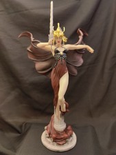 Franklin Mint Porcelain Sculpture ANGEL OF DARKNESS By Gerard Brom 11" Figurine