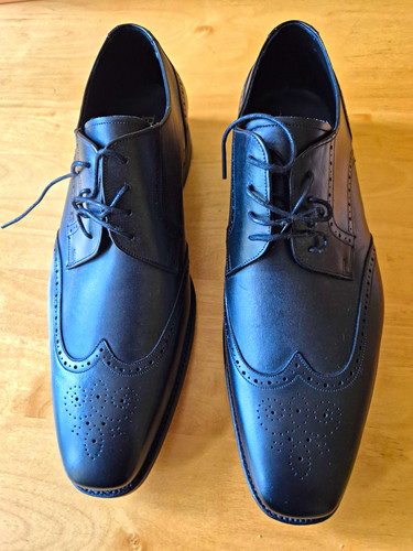 Barker jordon black leather - black,