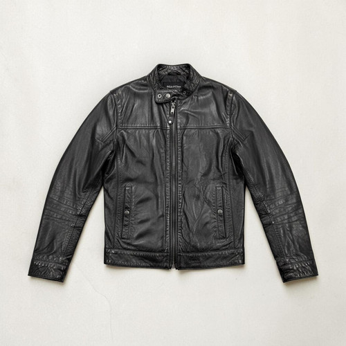 Schott men black biker - black,