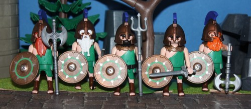 Playmobil trojan x soldiers - "5,