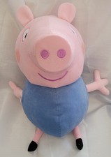 Large George Peppa Pig soft toy plush 16"  41cm