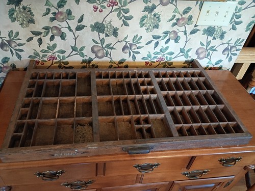 Hamilton letterpress cabinet - letterpress,