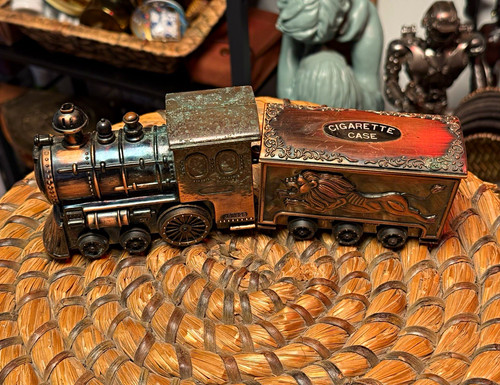 Rare vintage steam train - vintage,