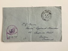 Wwii 1942 envelope - hm, ship