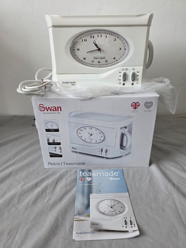 Retro swan teasmade alarm - retro,