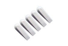 White door wedges - white,