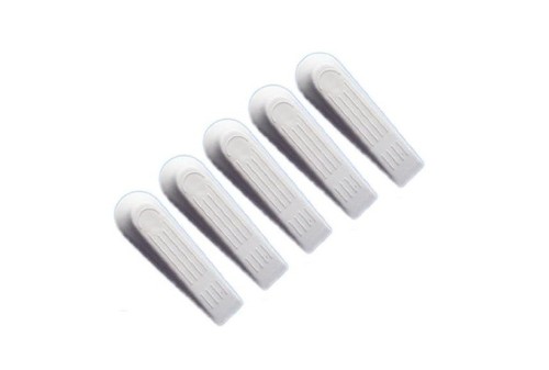 White door wedges - door,