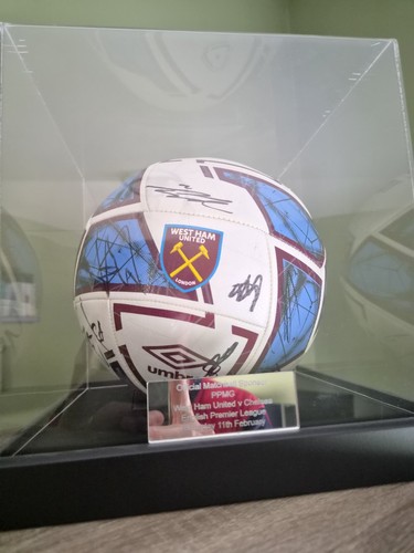 Hand signed west ham match - hand,