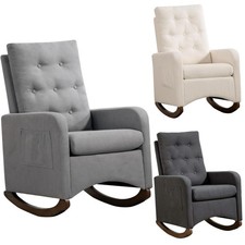 Modern High Back Rocking Chair