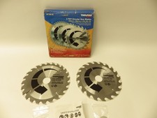 Toolpak Set of Two 180mm x 30mm 24T 20T Circular Saw Blades