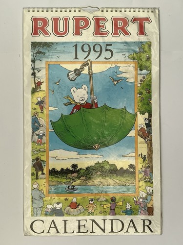 Rupert bear 1995 wall calendar - 1995,