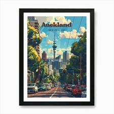 Auckland New Zealand Cityscape